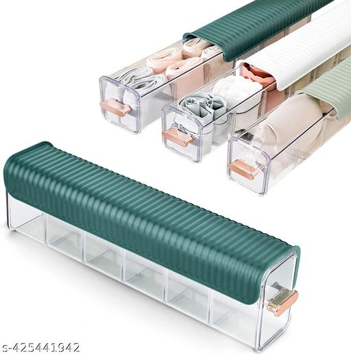 6 Cell Socks & Underwear Wall Mount Drawer Organizer - Triffystore 