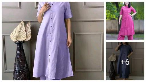    Women's Printed A-line kurta palazo set