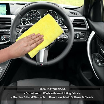 Premium Microfiber Cleaning Cloth, Towel (40x30 cm / 1 Pc) - Zalgea
