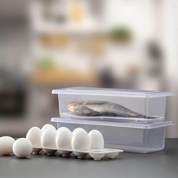 Vegetables & Fruits Freezer Storage Container (PACK OF 6PC 1500ML) - Zalgea