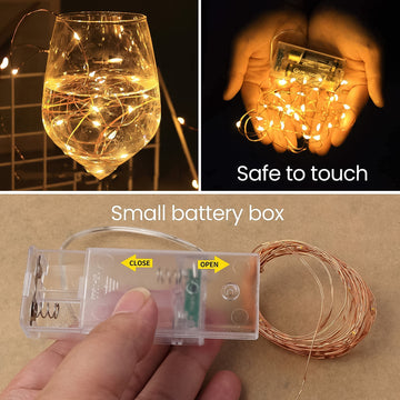 LED Flexible Wire Waterproof Lights (2AA Battery Operated, Battery not included) - Zalgea