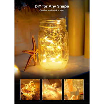 LED Flexible Wire Waterproof Lights (2AA Battery Operated, Battery not included) - Zalgea