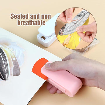 Portable Mini Heat Sealer Machine for Plastic Bags (1 Pc) - Zalgea
