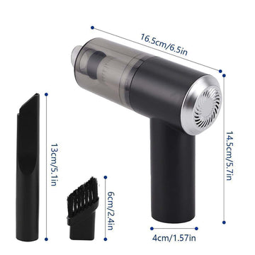 3 in 1 Mini Car Vacuum – Wireless, Rechargeable, Blower & Dust Cleaner for Car & Home - Zalgea