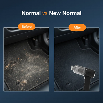 3 in 1 Mini Car Vacuum – Wireless, Rechargeable, Blower & Dust Cleaner for Car & Home - Zalgea