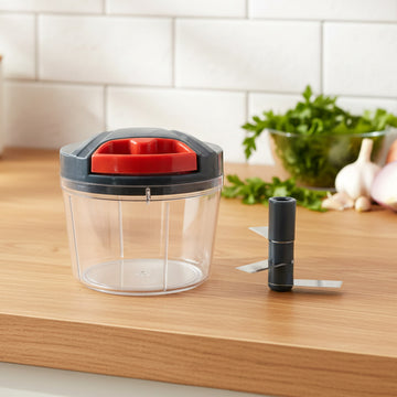 Compact Manual Hand-Press Vegetable Chopper (1 Pc) - Zalgea