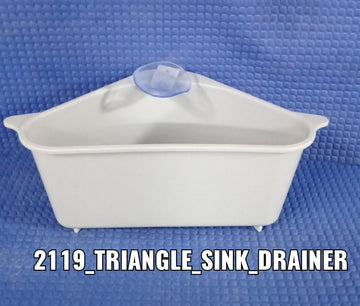 Triangular Multi Functional Drainer Shelf Sink Storage Holder - Zalgea