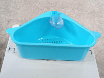 Triangular Multi Functional Drainer Shelf Sink Storage Holder - Zalgea