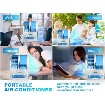 Dual Bladeless Mini Air Conditioner - Zalgea