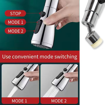 Kitchen Faucet 3-Function Pull Down Sink Sprayer (1 Pc) - Zalgea