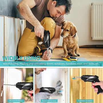 Small Screwdriver with LED Light, Screwdrivers Bit Set (48 Pcs Set) - Zalgea