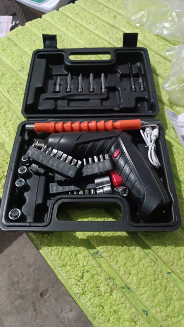 Small Screwdriver with LED Light, Screwdrivers Bit Set (48 Pcs Set) - Zalgea