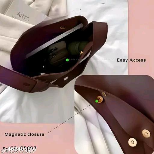 Tote Brown Stylish  Spacious Handbag for Women's girls  Tote bag college Travel Gorgeous Alluring Bag HANDBAGS for girls and women's top collection Ladies Purse  - Centro-Gallery