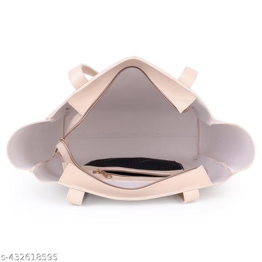 Elegance Glossy Shimmer Synthetic Leather Oversized Tote Bag For Womens - Centro-Gallery