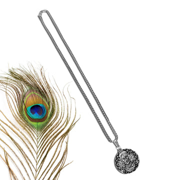 Hanuman Locket With Chain, Pendant Necklace Chain (1 Pc) - ZLASH OG