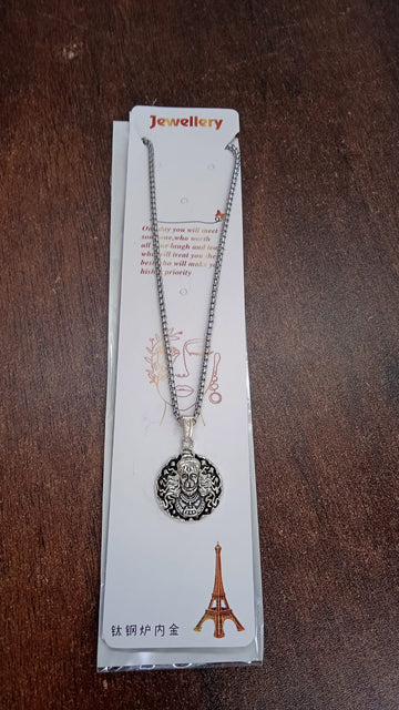 Hanuman Locket With Chain, Pendant Necklace Chain (1 Pc) - ZLASH OG