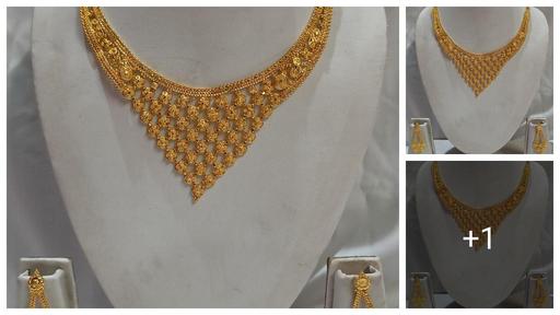 new gold plated jewellery set for women and girl fashion