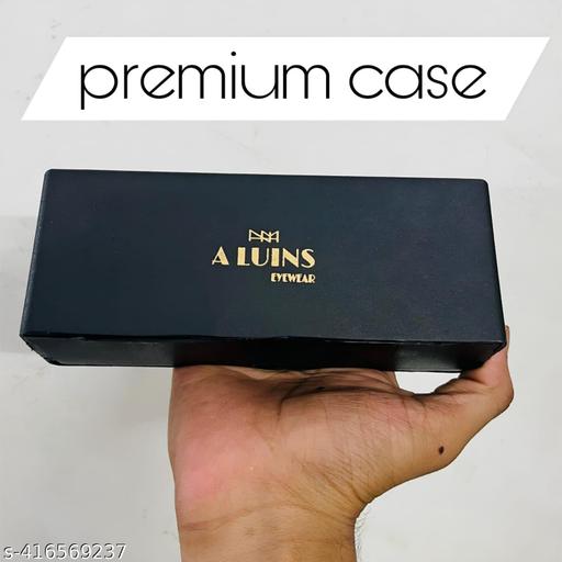 Rimless Sunglasses For Men & Women Square Fashion Shades Tinted Lens Metal Frameless Rectangle Sunglass UV400 Protection - MODIVA MART