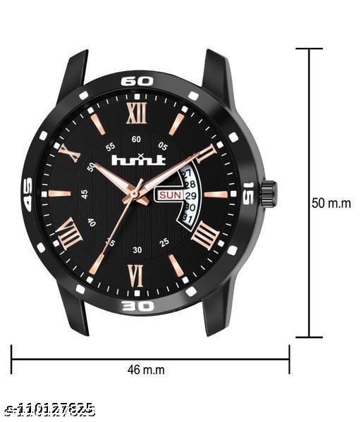HMXT-49 Day n Date Series Men's Black Chain Analog Watches Classic, Attractive, Professional, top-trendy and stylish Analogue Watches for Men/boys for office, school use - lolfashion