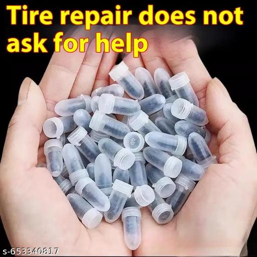 10 Pc'sTire Repair Rubber Nail Car Tire Repair Nails Tire Repair Rubber Screws Fast Tire Repair Tool for Car Motorcycle Tire Puncture Repair - Kibzastore