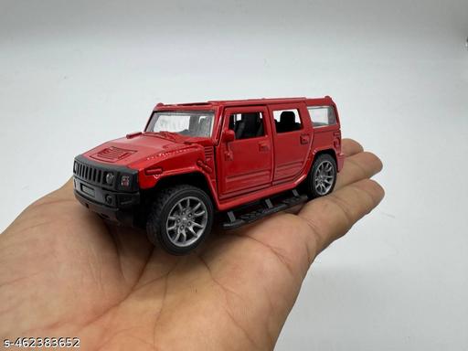 RGV  DieCast Model Cars Hummer Metal Car for Kids Pull Back Action Opening Doors Toy - lolfashion