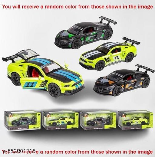 Mustang GT Diecast Toy Car 1:32 Scale | Metal Alloy Sports Model with Pull Back Action & Open Doors | Premium Collectible Car for Kids, Boys, Men & Car Enthusiasts | Miniature Mustang for Play, Display & Gifting | Ideal Birthday Gift Toy Car | Sports car toy for boys - lolfashion