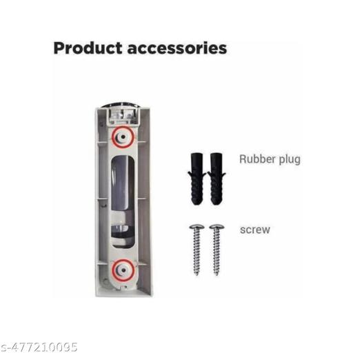 Premium Quality Black 400 ML Multipurpose Liquid Dispenser for Bathroom Kitchen for shampoo, lotion, foam etc. - Triffystore 