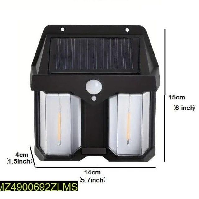 DIFFERENCE CL-228 Solar Sensor Light Human Body Induction Light Operated Outdoor Wall Lamps Home Decorative Wall Lamp Lights Solar Garden Lights - Centro-Gallery