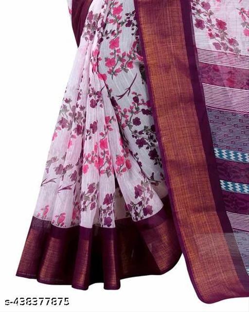 Trending cotton sarees with blouse 399 - Khan's Hub