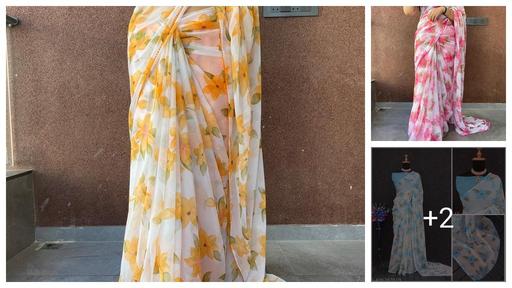 FLOWER DESIGNER SAREE