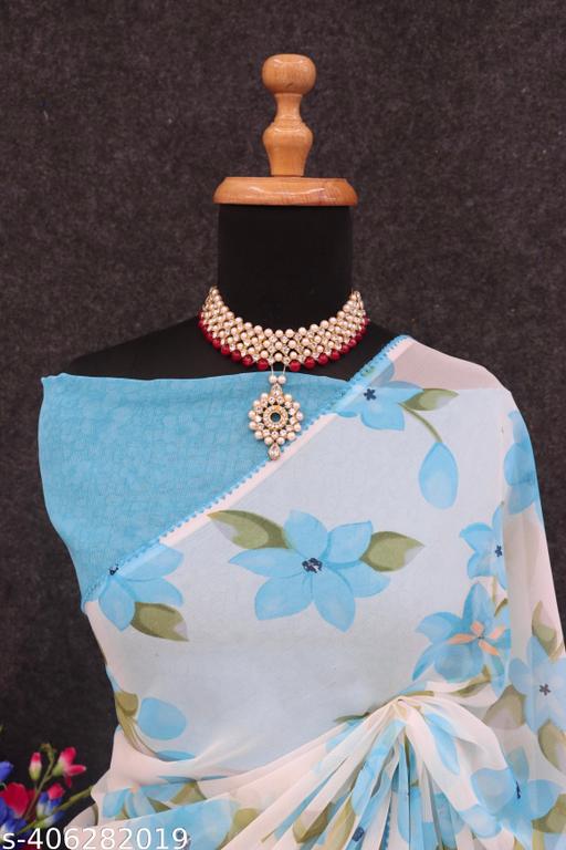 FLOWER DESIGNER SAREE - Khan's Hub