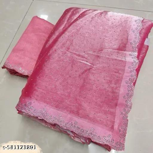 jimmy chu organza sarees designer organja sarees party wear stone saree new collection stone work sarees stone wala saree jimy chu fabric saree sarees new collection 2025 party wear new model - Khan's Hub