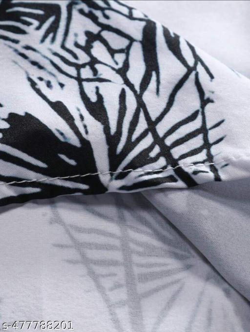 Men's Summer Palm Tree Printed Short Sleeve Casual Shirt, Vacation Style - Khan's Hub