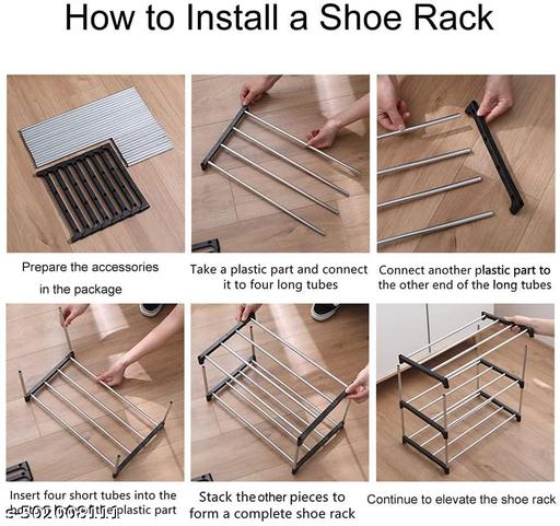Book Shelf 4 Layer Bookshelf for Home Library, WARDROBE RACK AND SHOES RACK Unbreakable Rack Home - Khan's Hub