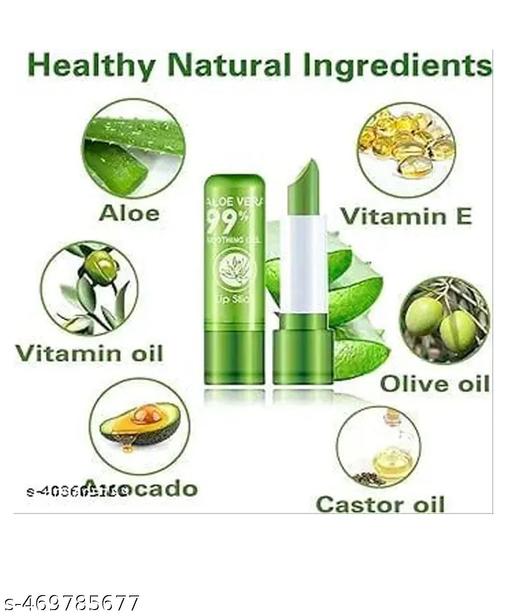 Aloe Vera Lip Balm 3pc with 36h eyeliner & Beetroot Lip balm pack of 5pc  - Khan's Hub