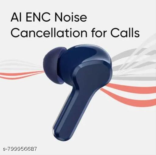 Top Quality Best seller Realmee Buds T110 with AI ENC for calls, upto 130 hours of Playback and Fast Charging Bluetooth - Khan's Hub