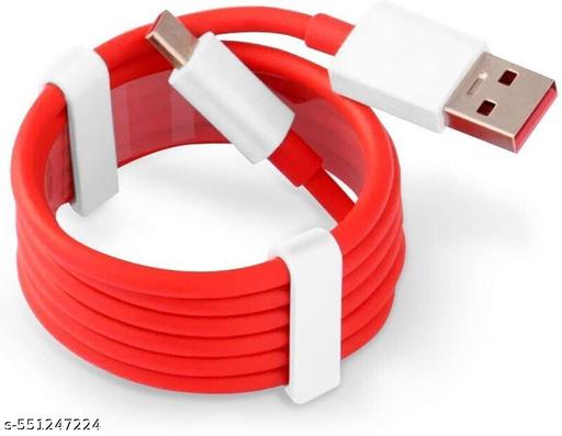 Ultra Fast 65 Watt Type-C Charger Adapter Mobile Charger, Charger for Mobile with Detachable Red & White Cable, 1 Meter Type C Cable - Khan's Hub
