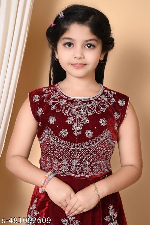 Girls party festive Embroidery Lehenga with Dupatta set for Girls  - Khan's Hub