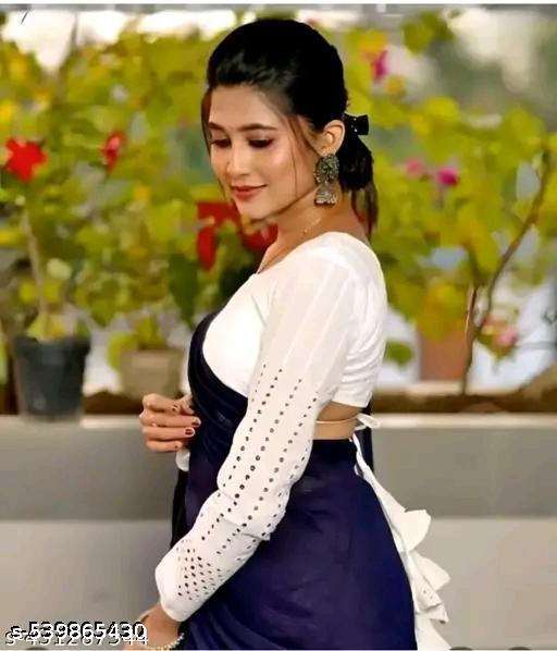 Round Neck Women Blouse  - Khan's Hub