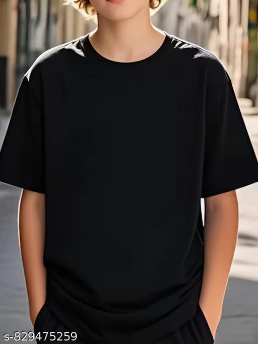 Boys tshirt/tshirt for boys/boys black colour t shirt....... - Khan's Hub