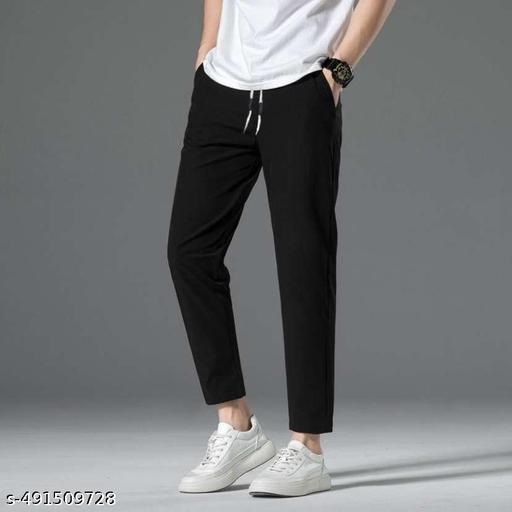 Men's slim fit Active track pant with  cross pocket pack of 2 - Khan's Hub