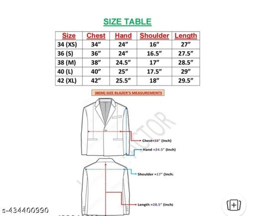 Black blazer solid - Khan's Hub