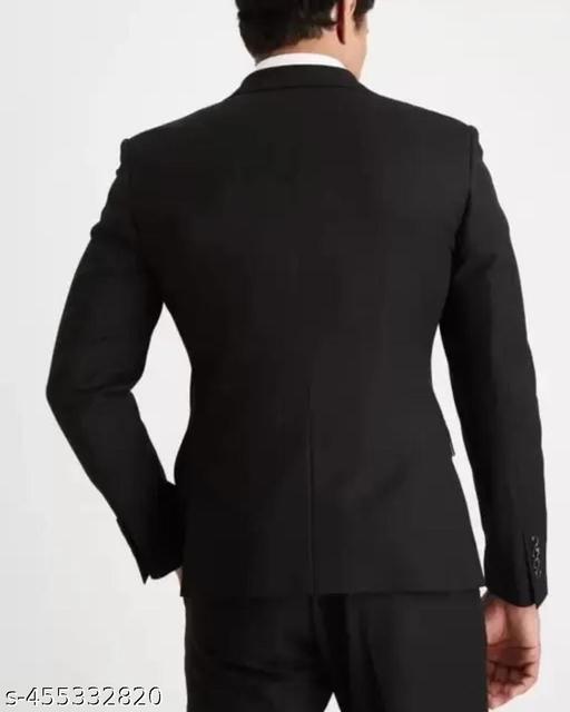 Fashionable Black Blazer For Men | Versatile Black Coat For Parties, Weddings, Business Meetings, Casual Gatherings, And Date Nights | Elegants Black Coat For Men - Perfect For Every Occasion, Formal Events, Smart Casual Style, And Trendy Looks For Every Season - Khan's Hub