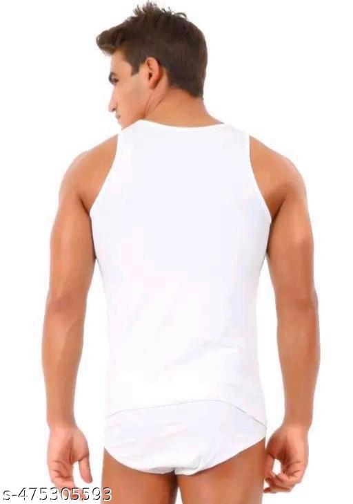 Best Quality Super Fine 100 Percent Soft Cotton Vests Pack of 4 - Khan's Hub