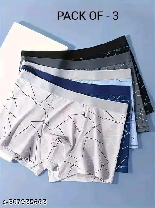  Men's Ultra-Comfortable Nylon Underwear with Stretch & Anti-Bacterial Protection - Khan's Hub