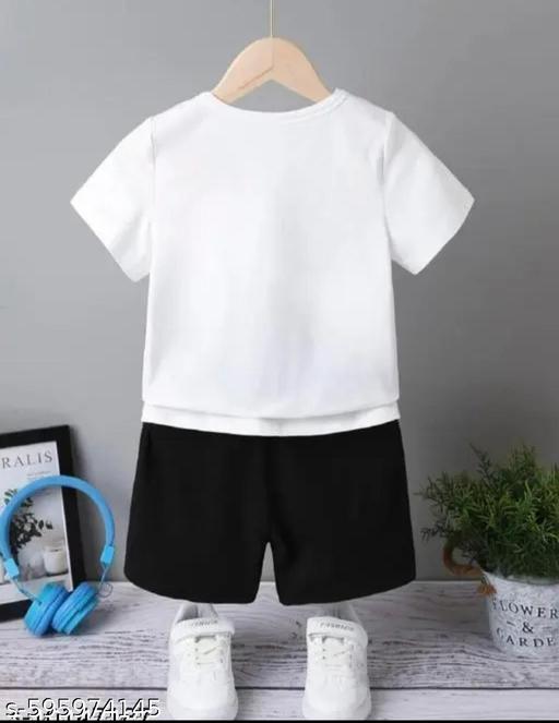 Kids Cotton King T-Shirt Shorts Combo - Khan's Hub