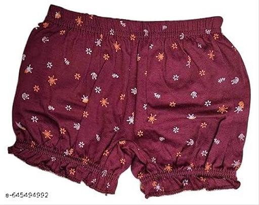 Premium quality printed soft bloomers pack of 6 stretchable sift baby bloomers underwear for girls - Khan's Hub