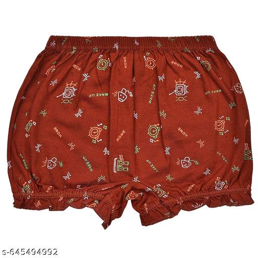 Premium quality printed soft bloomers pack of 6 stretchable sift baby bloomers underwear for girls - Khan's Hub