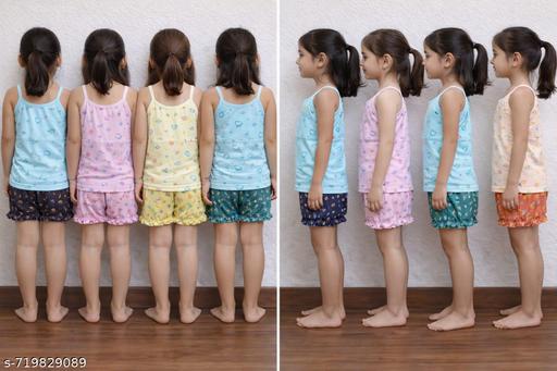 girls camisole and bloomer set kids camisole bloomer combo baby girls camisole bloomer cotton camisole bloomer set girls innerwear set kids vest bloomer set soft cotton camisole bloomer - Khan's Hub