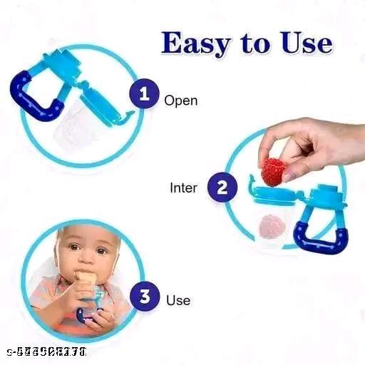 Urban baby feeding bottle and food feeder, toothbrush, and cotton bibs, tip spoon, bottle brush combo pack of 6 - Khan's Hub